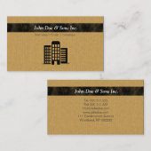 Beautifullの不動産ブローカーアイコン名刺 名刺 (正面/裏面)