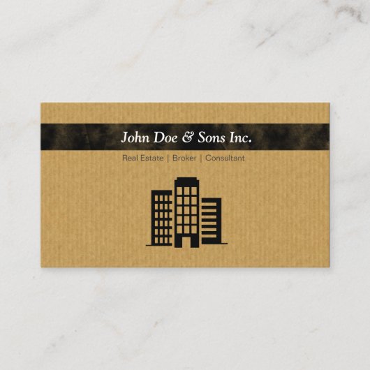 Beautifullの不動産ブローカーアイコン名刺 名刺 (正面)