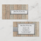 Beautifullの建築か大工仕事の名刺 名刺 (正面/裏面)