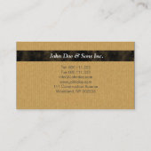 Beautifullの建築アイコン名刺 名刺 (裏面)