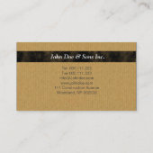 Beautifullの建築アイコン名刺 名刺 (裏面)