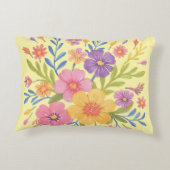 Beautifull bunch of flowers アクセントクッション (裏面)