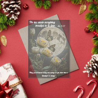 Beautifully and Wonderfully Made アクリル招待状