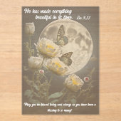 Beautifully and Wonderfully Made アクリル招待状 (正面)