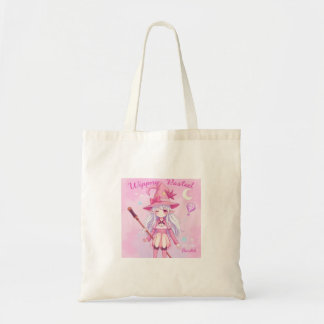 Beautifully Designed Cute Looking Witch in Pastel トートバッグ