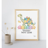 Beautifully different not less | Autism poster  ポスター