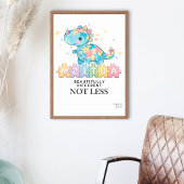 Beautifully different not less | Autism poster  ポスター