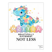 Beautifully different not less | Autism poster  ポスター