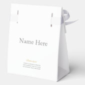 Beautifully Made (baby girl) Favor Box フェイバーボックス (裏面)