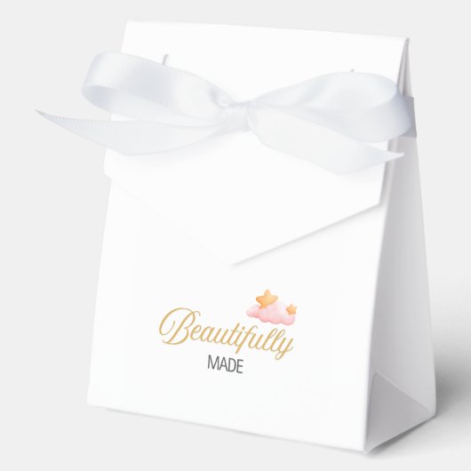 Beautifully Made (baby girl) Favor Box フェイバーボックス (正面)