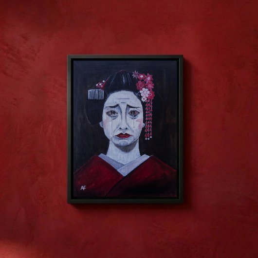 Beautifully Sad Painting by Alfred Fox キャンバスプリント