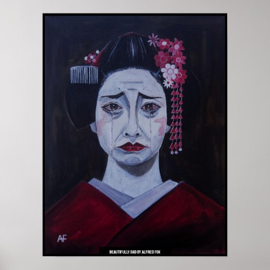 Beautifully Sad Painting by Alfred Fox ポスター (正面)