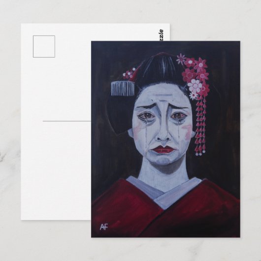 Beautifully Sad Painting by Alfred Fox ポストカード (正面/裏面)