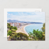 Beautifyl Lloret de Mar panorame travel シーズンポストカード (正面/裏面)