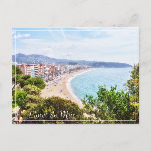 Beautifyl Lloret de Mar panorame travel シーズンポストカード (正面)