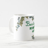 Beauty Botanical Typography コーヒーマグカップ (正面左)