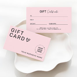 Beauty Business Promotional Gift Certificate コーリングカード