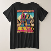 BEAUTY FOR YOUR LIFE プラスサイズTシャツ (デザイン裏面)