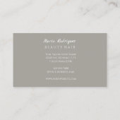Beauty & Hair Salon Business Card 名刺 (裏面)