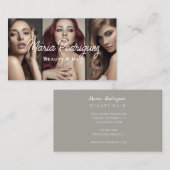Beauty & Hair Salon Business Card 名刺 (正面/裏面)
