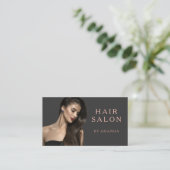 Beauty Hair Salon Business Card 名刺 (スタンド正面)
