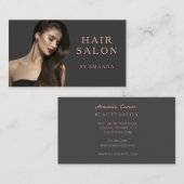 Beauty Hair Salon Business Card 名刺 (正面/裏面)