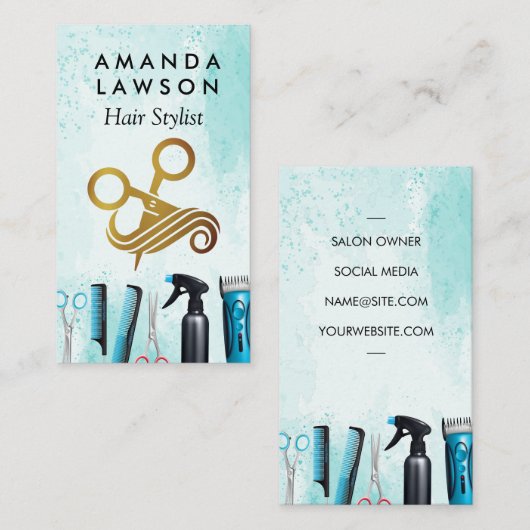 Beauty Hair Tools | Cosmetics 名刺 (正面/裏面)