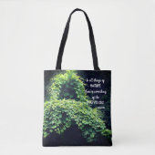 Beauty In Nature Vines Inspirational Quote  トートバッグ (正面)