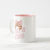 Beauty in Softness Croissant Bow ツートーンマグカップ (正面左)