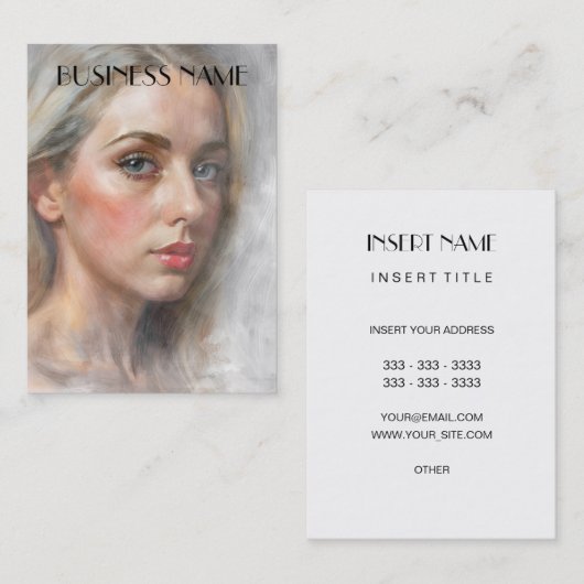 Beauty Influencer 名刺 (正面/裏面)