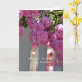 Beauty is Roses Fence (photography by me) カード (黄色い花)