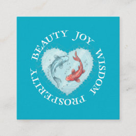 Beauty , Joy, Wisdom Prosperity Koi  エンクロージャーカード