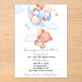 Beauty Loved Baby Shower Invitation  アクリル招待状
