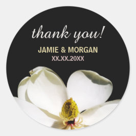 Beauty Magnolia 結婚's Thank you ラウンドシール