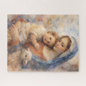 Beauty of Motherhood Faith Gentle Devotion Peacful ジグソーパズル (横)