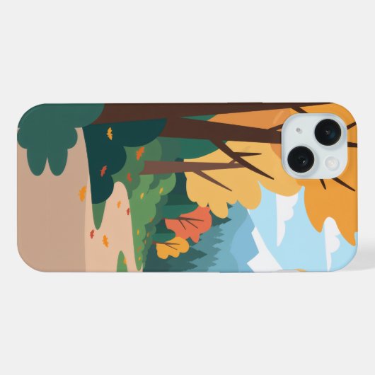 Beauty of nature iPhoneケース (裏面横)