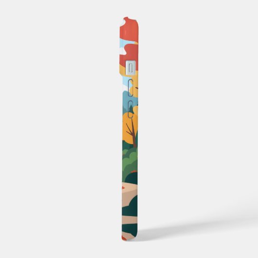 Beauty of nature iPhone 15ケース (左側面)