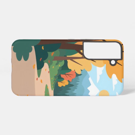  Beauty of nature Samsung Galaxyケース (裏面横)