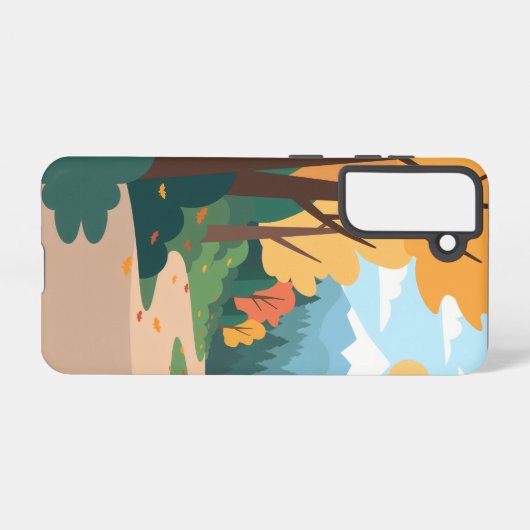  Beauty of nature Samsung Galaxyケース (裏面横)