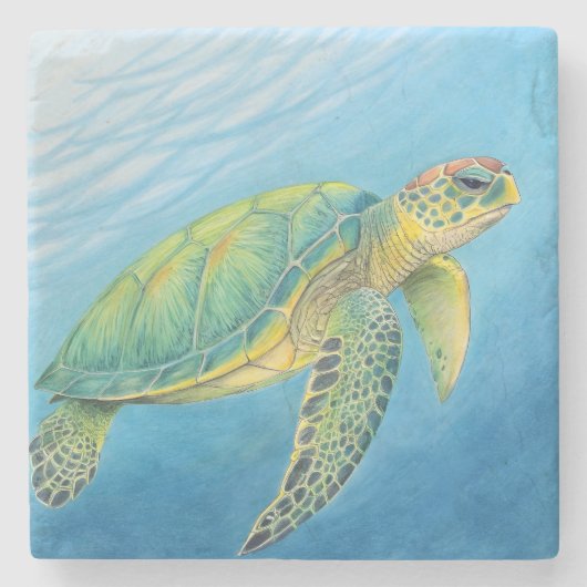 Beauty of the turtle ストーンコースター (正面)