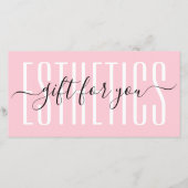 Beauty Professional Pastel Pink Gift Card (正面)