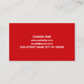 Beauty Salon 名刺 (裏面)