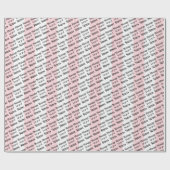 Beauty Salon, Barbershop Massage Let go of Stress ラッピングペーパー (フラット)