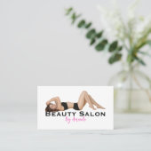  Beauty Salon Business Card 名刺 (スタンド正面)