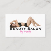  Beauty Salon Business Card 名刺 (正面)