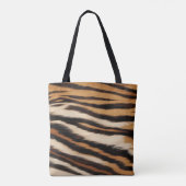 Beauty Salon Custom Name Tiger Print Salon Bag トートバッグ (裏面)