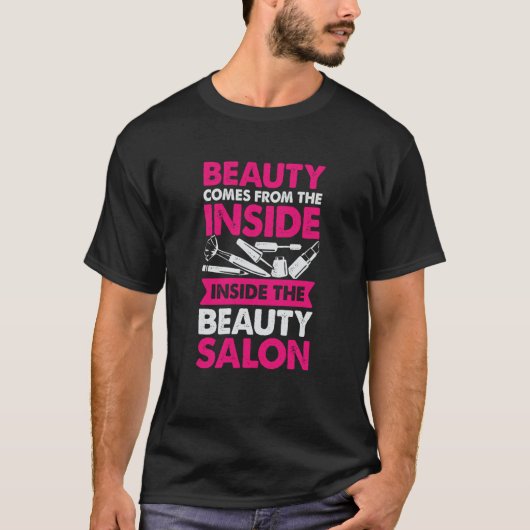 Beauty Salon for a Makeup Artist Tシャツ (正面)