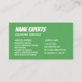 Beauty Salon Hairstylist Script Business Card 名刺 (裏面)
