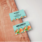 Beauty Salon Hairstylist Script Business Card 名刺