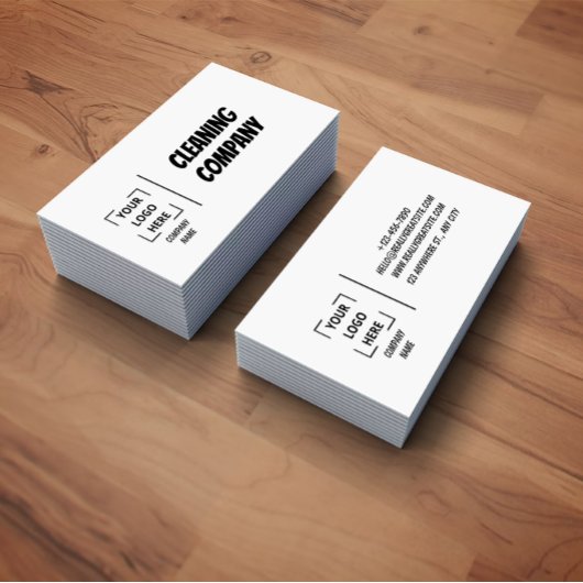 Beauty Salon Hairstylist Script Business Card 名刺